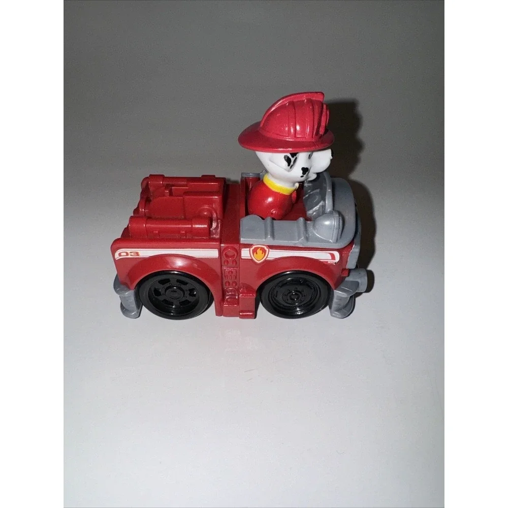 PAW Patrol Toy Vehicle Set Unisex OS Blue Red Chase Marshall Rescue Trucks